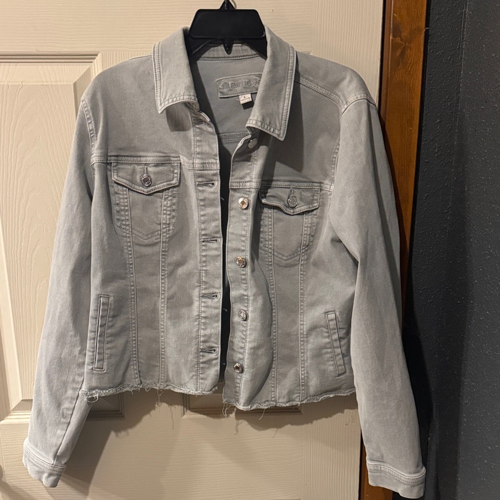 Maurices Light Gray Jean Jacket